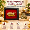 Fortune Guardian Feng Shui Fish + FREE Original Pyrite Stone