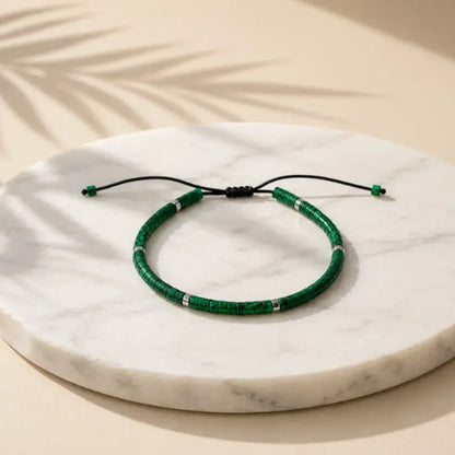 Natural Malachite Stone Bracelet