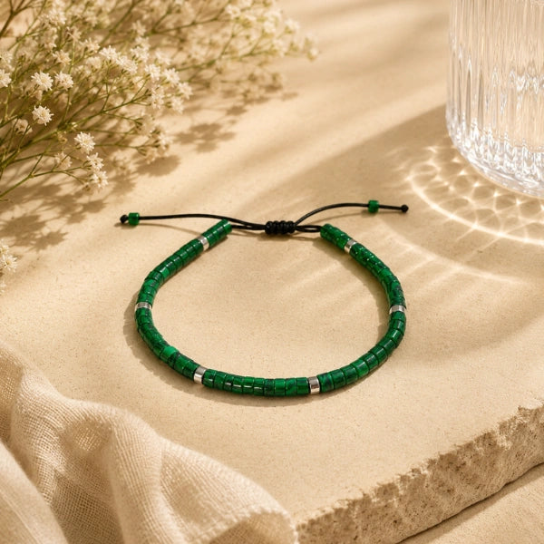 Natural Malachite Stone Bracelet