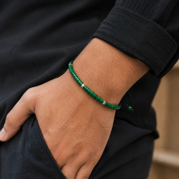 Natural Malachite Stone Bracelet