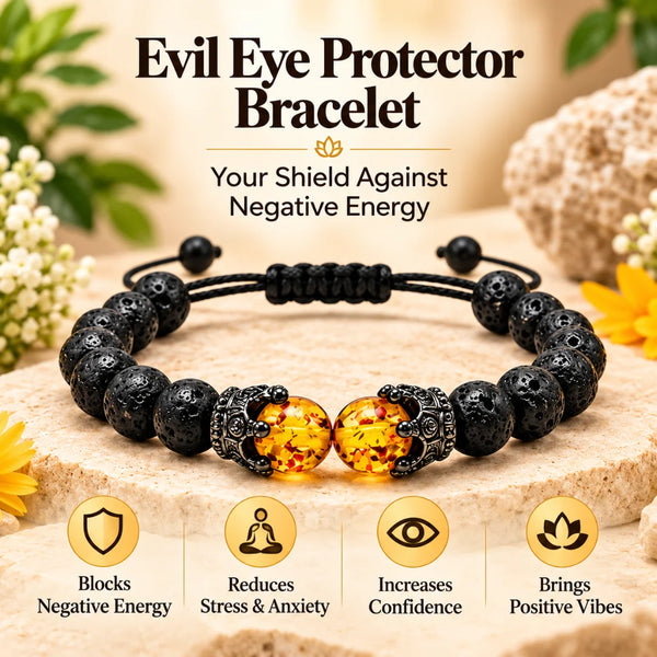 Fortune Guardian Feng Shui Fish + FREE Evil Eye Protector Bracelet